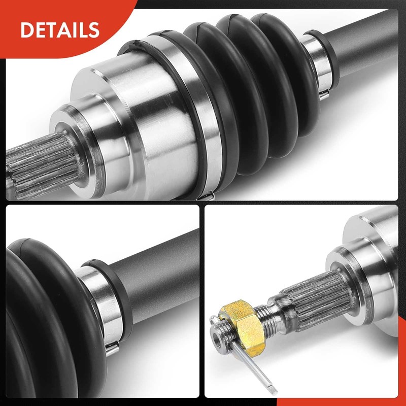 A-Premium Pair (2) Front CV Axle Shaft Assembly Compatible with
