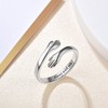 S925 Sterling Silver Adjustable Hug Rings for Daughter (Always with