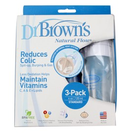 Dr. Brown's Natural Flow BPA Free Polypropylene Bottles, 4 oz 3 ea