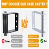 Gate Caster gate Wheel 4”, Heavy Duty Gate Caster Wheel