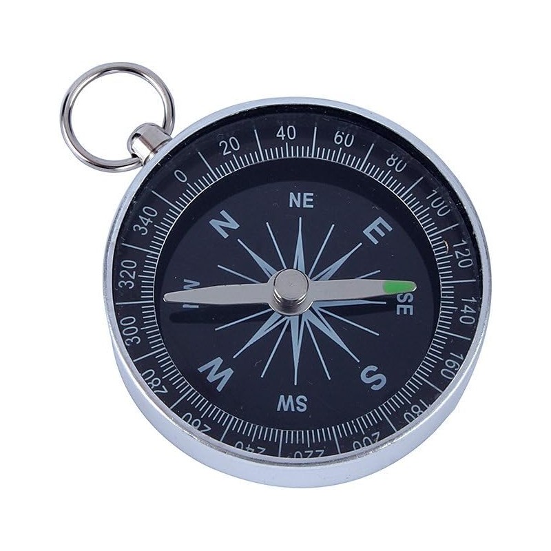 Simple Hiking Compass Navigation, Pocket Navigation With Adjustable Declination, for