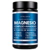 Magnesio Complex Elementos Potenciado Bisglicinato Citrato Treonato Malato Glicinato Más