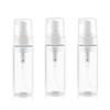 VASANA 3Pcs 100ML 3.4oz Clear Plastic Foaming Soap Dispenser Refillable