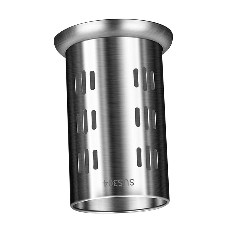 Stainless Steel Utensil Holder Large Capacity Multifunctional Chopstick Spoon with