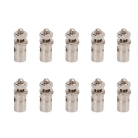 Agatige 10 Pieces/Set 1.3 mm Adjustable Push Rod Plug Rod Stopper RC Model Servo Push Rod Plug Helicopter Adjustable Pushrod Connector Linkage Stopper Replacement