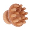 Wood Mushroom Massager Promote Circulation Clear Meridians Portable Manual Massage
