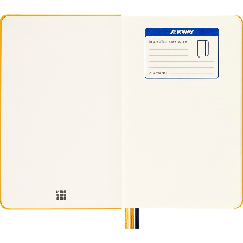 Moleskine x K-Way Notebook, Custom Edition Ruled Layout and Hard