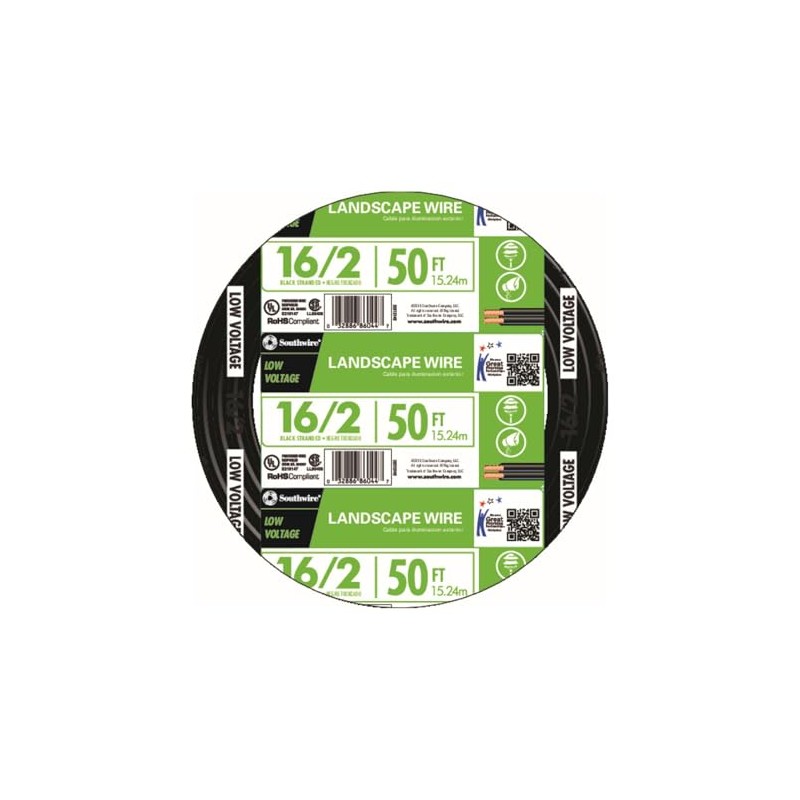Woods 55213143 16/2 Low Voltage Lighting Cable; 100-Feet