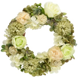 KI Japan 163169 WH Antique Wreath, φ9.1 x 2.6 inches (23 x 6.5 cm)
