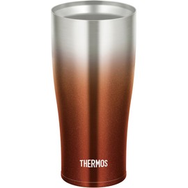 Thermos JDE-420C SP-BW Vacuum Insulated Tumbler, 14.2 fl oz (420 ml), Sparkling Brown