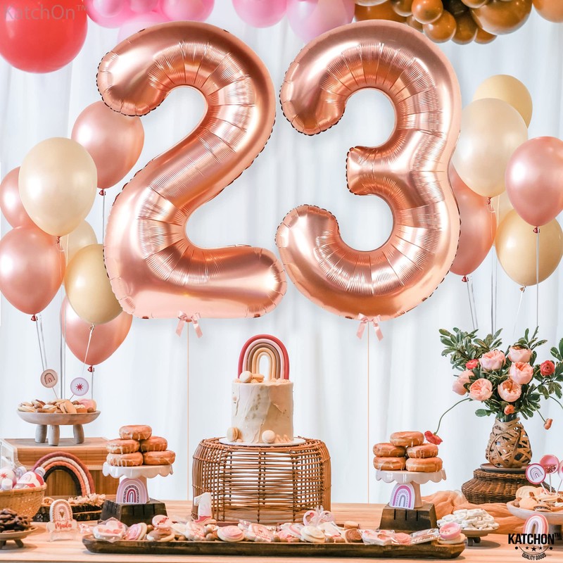 KatchOn, Rose Gold 2p Balloons - 40in, 23 for Women's