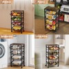 ULIKEUS 5-Tier Utility Kitchen Cart Storage with Pull-Out Baskets and