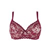 Sans Complexe Women's Capucine Full Coverage Bra, Rhododendron Red and