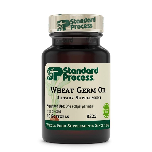 Standard Process Wheat Germ Oil - Whole Food Exercise, Antioxidant and Immune Support with Wheat Germ Oil - 60 Softgels