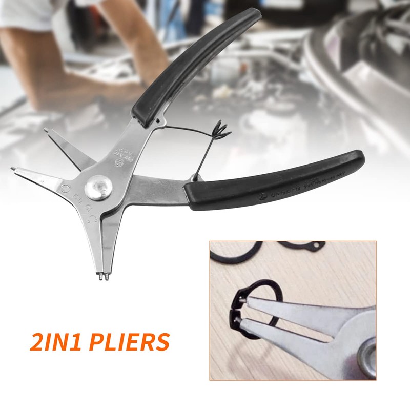 WANGCL Snap Ring Pliers Dual Purpose Circlip Pliers Removing Reassembling