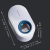 Toothpaste Dispenser Wall Mounted, Toothpaste Holder, Automatic Toothpaste Squeezer for