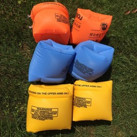 Arm Ring Swim Tube for Kids & Adults - Water Sleeves (LF2294) Free Size/Free Size Blue (Water Sleeve) 30ea