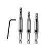 3 Pieces Quick Release Drill Bit Guide Set, 1/4" Hex