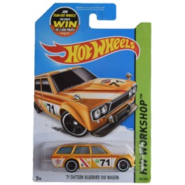 Hot Wheels '71 Datsun Bluebird 510 Wagon, [Amarillo] Taller 202/250