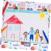 Mobestech 1pc Peva Table Cover for Boy Girl Painting Anti-Dirty