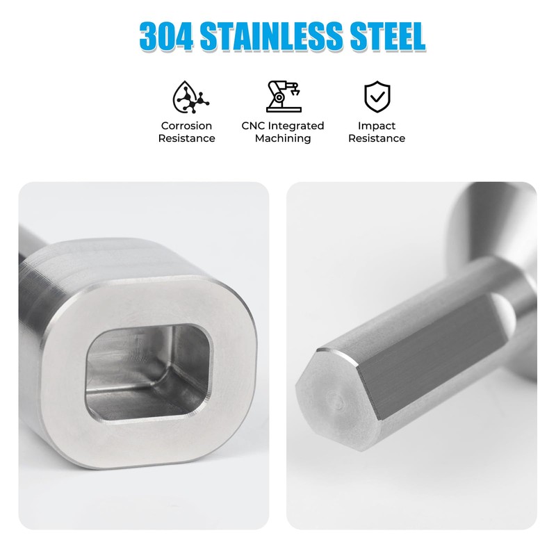 Atesilor 304 Stainless Steel Fish & Ice House Winch Adapter