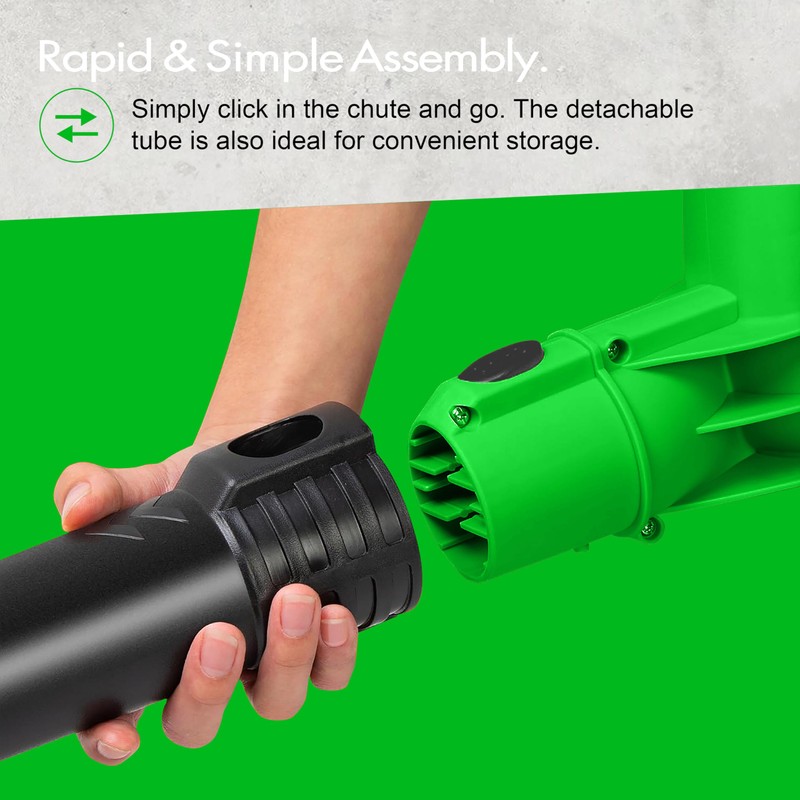 GUEDE Electric Leaf Blower, Corded 7 Amp, 155MPH Air Speed,