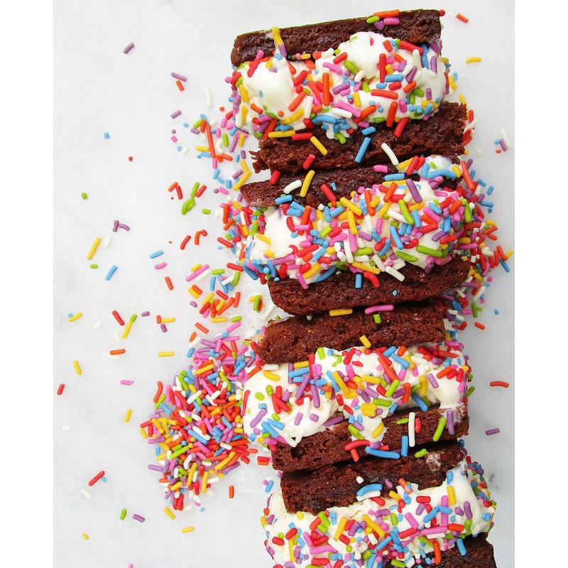 Bright Rainbow Sprinkles – Vegan, Non-GMO, Dye-Free, Allergen-Free, Plant-Based Colors,