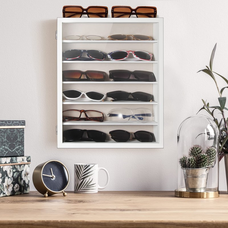 TJ.MOREE Sunglasses Organizer Storage Wall Mounted: 13 x 15.6 inches