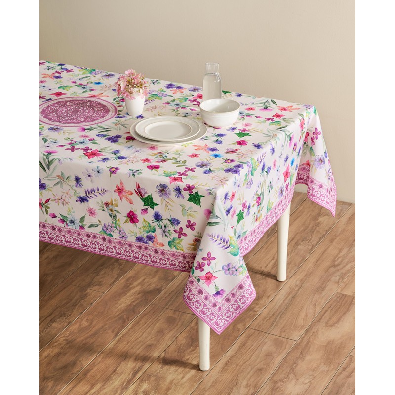 Maison d' Hermine Tablecloth 100% Cotton 140cm x 230cm Decorative