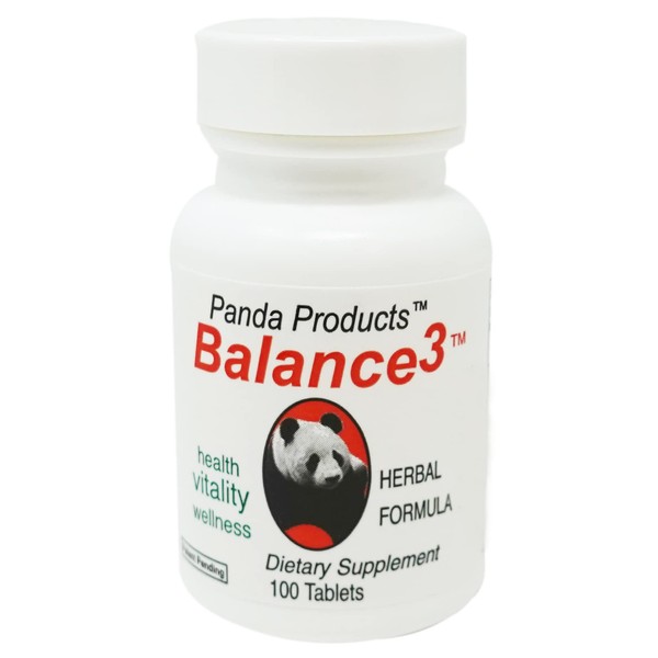 Balance 3 - Panda Products, 100 Tablets, Herbal Formula