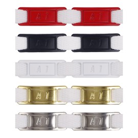 16 Pcs Shoe Charms for Sneakers | Gradient Metal Lace Tags + 3 Pairs Shoelaces, Sneaker Decoration Accessories for Men & Women