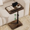 promitop TV Tray Side Table for Couch - 360° Swivel