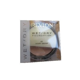 REVLON Wet / Dry Foundation Oil-Free Spf 10 0.35 oz  9.9 g # 01 Ivory Beige New