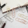 Colorful Metal Pen Holder Clips for Notebook - 24 Pcs