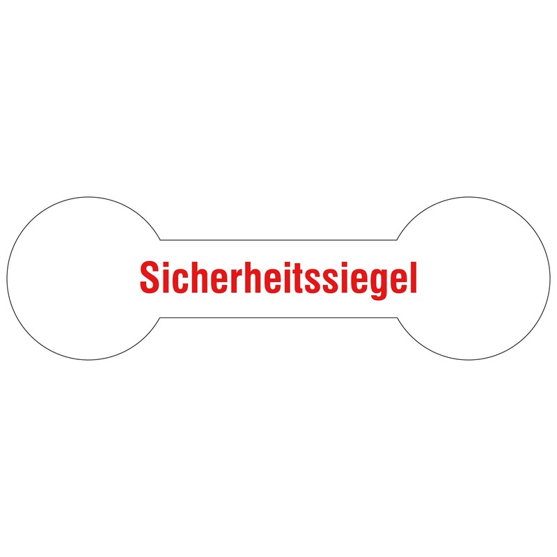 Labelident Sealing Labels 70 x 21 mm - Security Seal