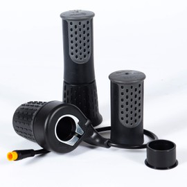 eBikeling Half Twist Throttle and Grips - Premium Ebike Accessories, Reliable Ebike Throttle for Enhanced Control, Essential Waterproof E Bike Accessories for Adult Bikes, Durable and Easy to Install