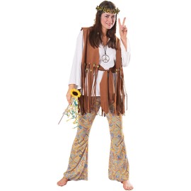 Rubie's Women's Hippie Love Child Costume, Multicolor, One Size