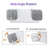 CM MZY Emergency Lights with Battery Backup,Commercial Emergency Light,Two Adjustable