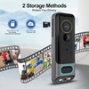 Dual Camera Video Doorbell Wireless Doorbell Camera with Chime, Security