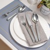 20-Piece 18/10 Stainless Steel Forged Flatware Set Heavy Duty Silverware