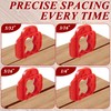 6 Pcs Deck Spacer Tools 4-in-1 Multi-Size 1/4", 3/16", 5/32",