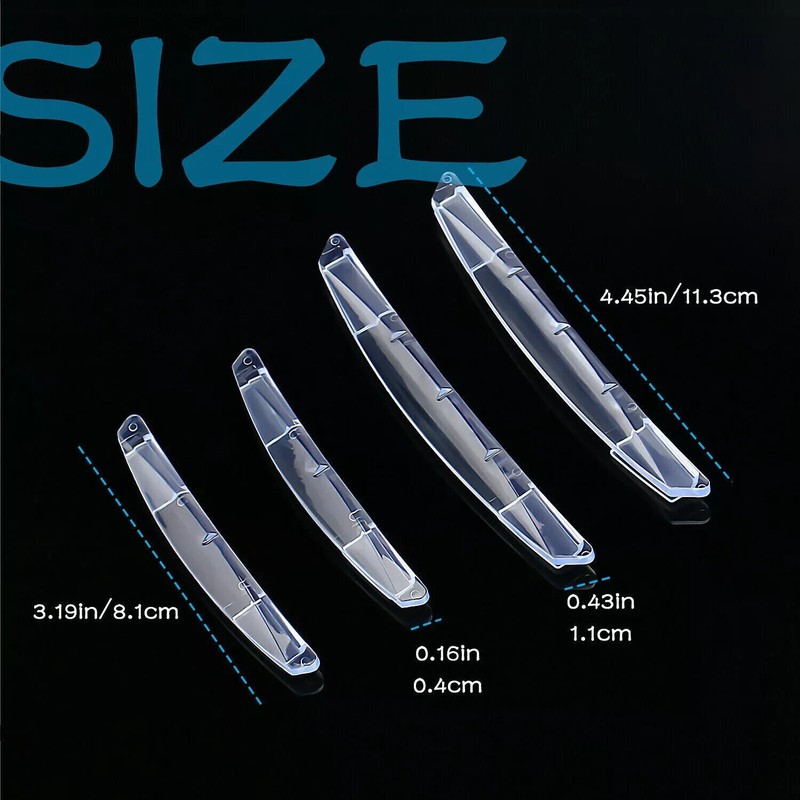 Unbranded 4x Clear Car Door Edge Scratch Anti-collision Protector Guard