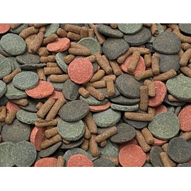 AQUATICBLENDEDFOODS Ultra Wafer Mix with Krill Sticks Bug & Worm Wafers Cory Cats Bottom Feeders Pleco A438 (4oz)