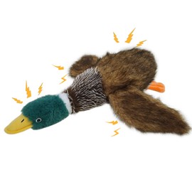 okegztoa Dog Toys Interactive Mallard Duck Toy Dog Puzzle Toy Squeaky Dog Toy, for Small Medium and Large Dog Duck Toys, Stuffed Wild Duck Toy for Dog, Plush Toys for Dogs