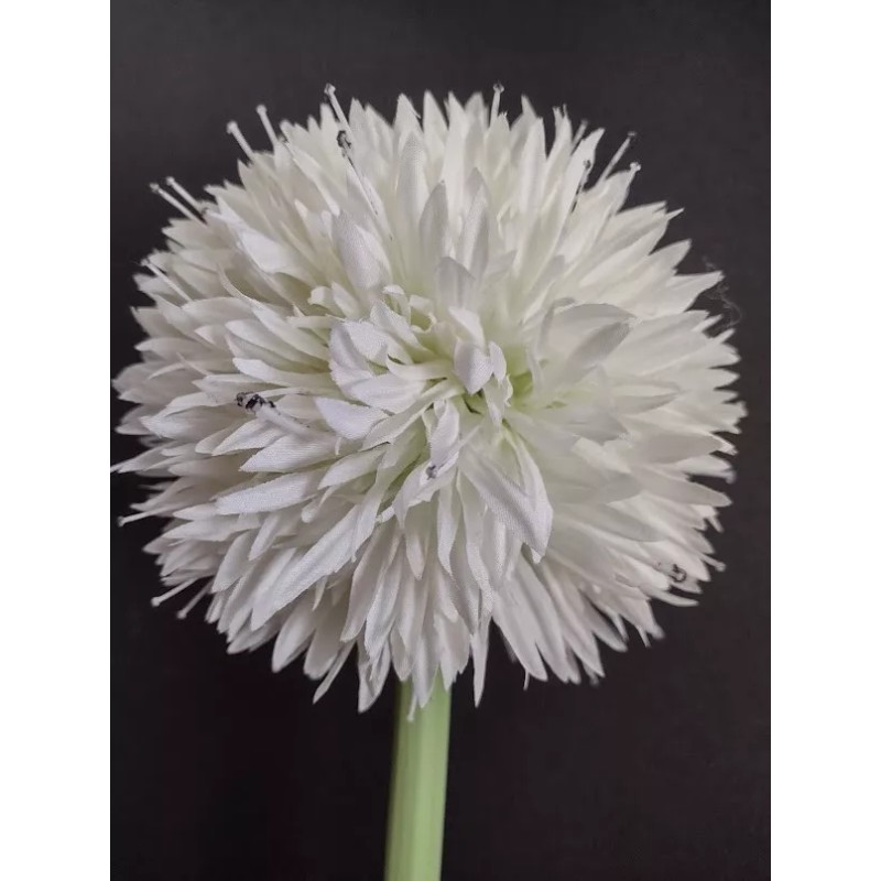 Nearly Natural Artificial 26" allium stem WHITE