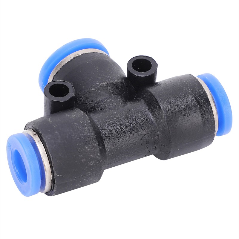 50Pcs 3‑Way Pneumatic Connector Quick PU Tube Hose Push in