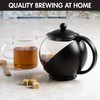 Primula Half Moon Teapot with Removable Infuser, Glass Tea Maker