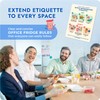 Office Refrigerator Etiquette Guide - Magnetic Signs for Refrigerator to