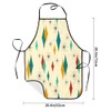 LANAIQO Mid Century Modern Chef Apron With Pockets Women Men,Retro
