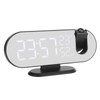 Projection Alarm Clock LED Digital Photosensitive Electronic Clock with 180